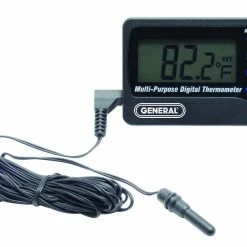 Inside/Outside Thermometer with Waterproof Probe