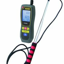 Data Logging Airflow Volume Hot Wire Anemometer with 30:1 Infrared Thermometer