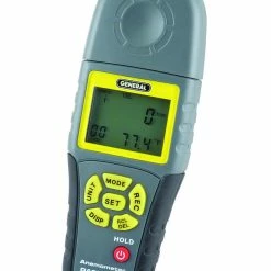 9-Parameter Mini Anemometer-Psychrometer with Compass and Memory