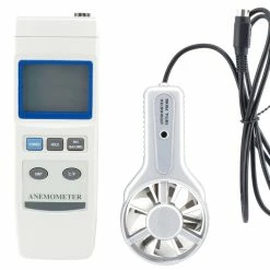 Metal Vane Anemometer-Thermometer with RS-232 Output