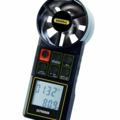 One-Piece Airflow Volume Anemometer-Thermometer