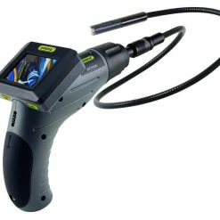 Video Inspection Camera/Borescope with 2.4 In. Screen and 12mm Probe