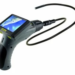 Video Inspection Camera/Borescope with 3.5 In. Screen and 9mm Probe