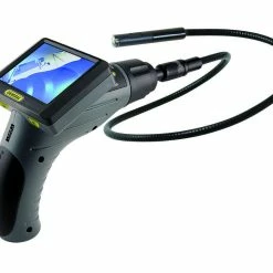 Video Inspection Camera/Borescope with 3.5 In. Screen and 12mm Probe