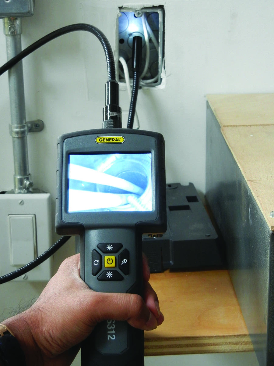 Rugged Video Inspection Camera/Borescope with 3.5 in. Screen and 12mm Probe - Image 4