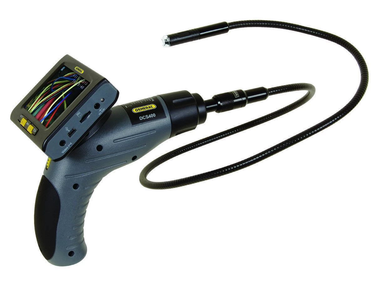 Wireless Recording Video Inspection Camera/Borescope with 3.5 In. Screen and 12mm Probe