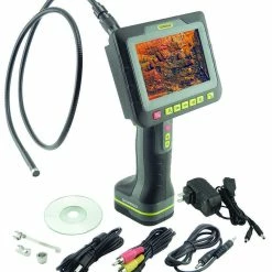 Wireless Recording Video Inspection Camera/Borescope with 5 In. Screen and 9mm Probe