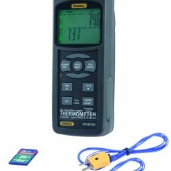 4-Channel Thermocouple Thermometer with Excel-formatted Data Logging SD Card