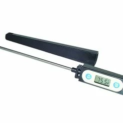 Waterproof Key Pad Stem Thermometer with -58° to 392°F Range