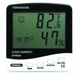 Temperature-Humidity Monitor with Jumbo Display