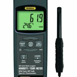Calibratable Temperature-Humidity Meter with Excel-formatted Data Logging SD Card