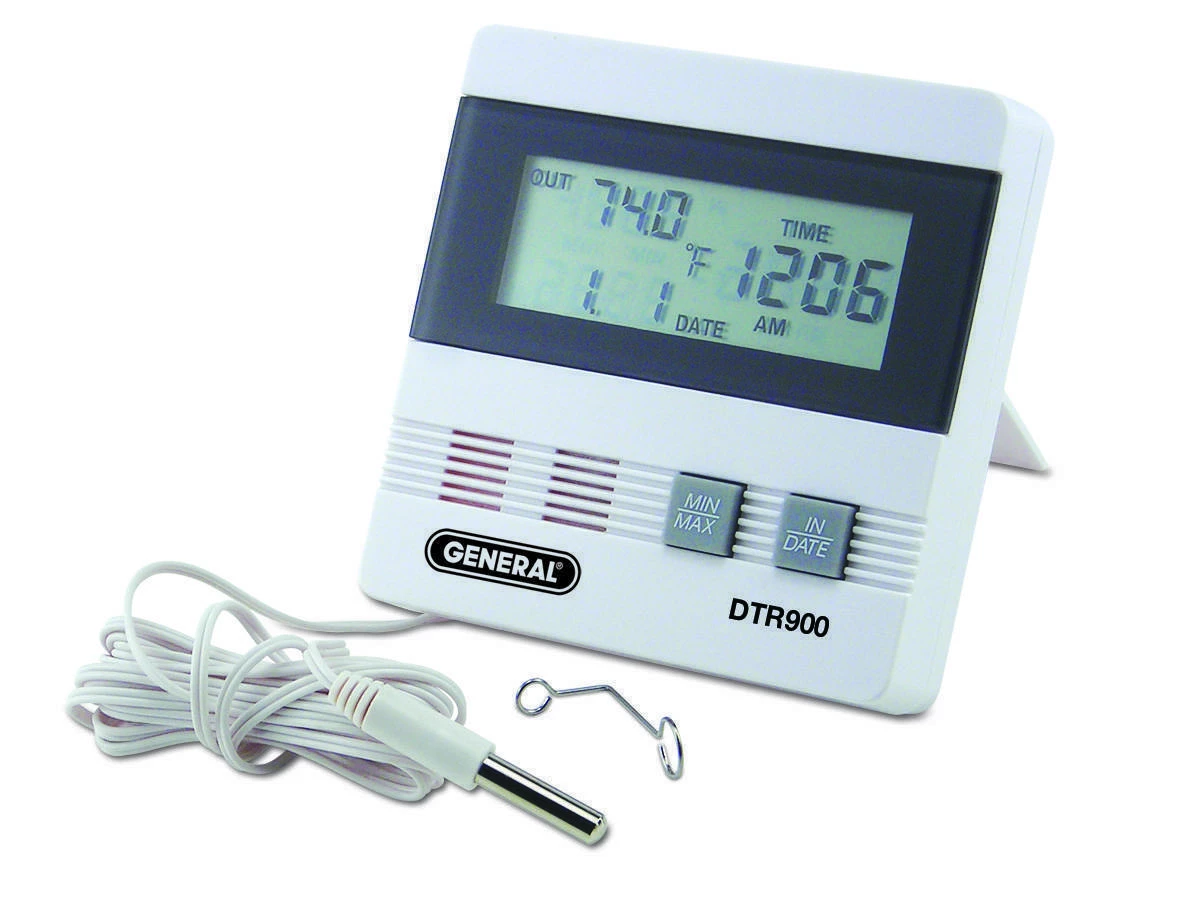 Inside/Outside Thermometer with Min/Max Memory