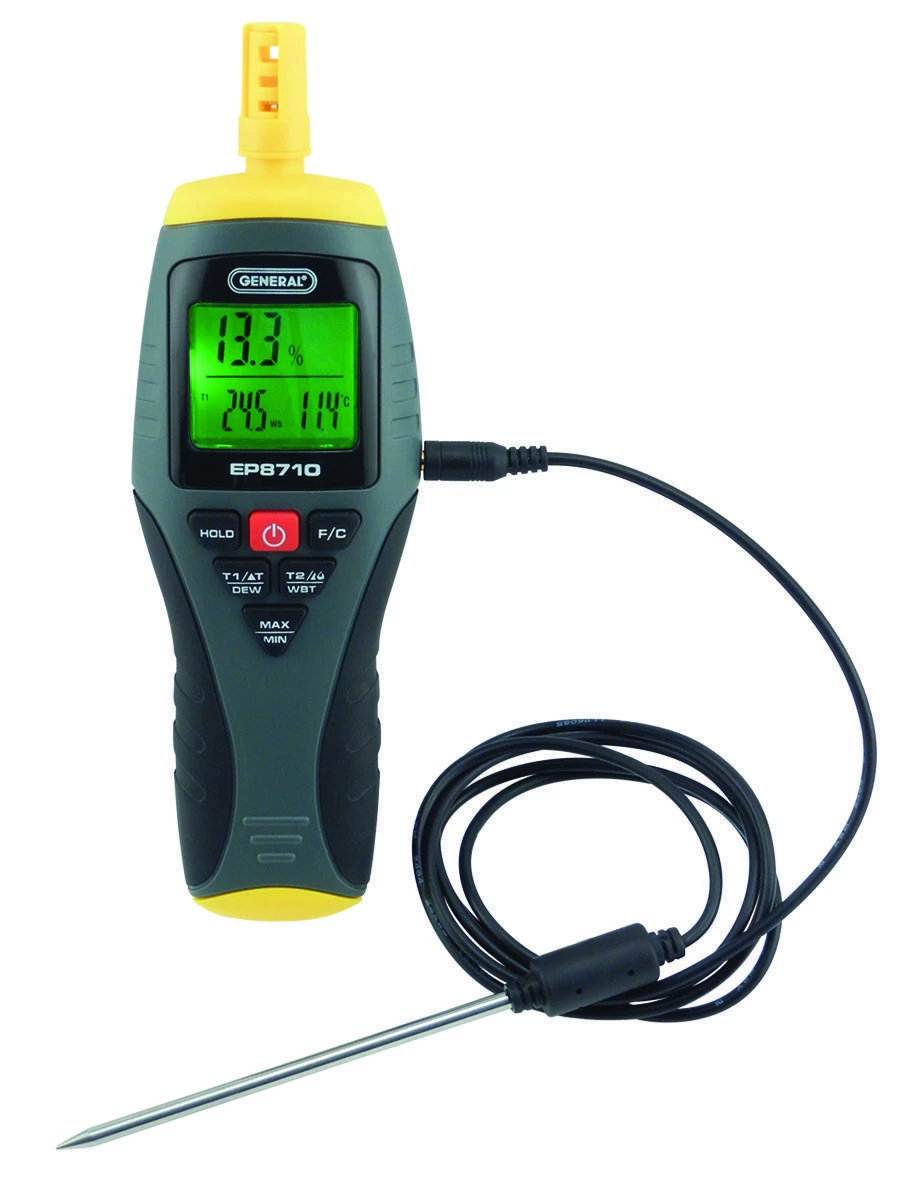 Calibratable 7-Function Digital Psychrometer