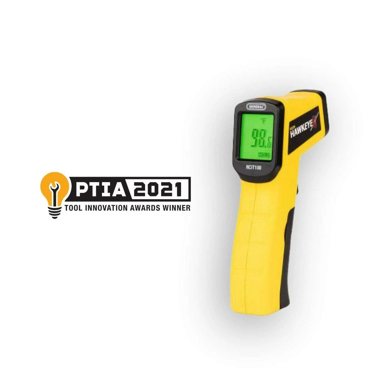 Hawkeye Hand-Held Infrared Thermometer | Non-Contact Human Body Temperature Readings