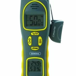 Pin/Pinless Moisture Meter with Temperature and Humidity