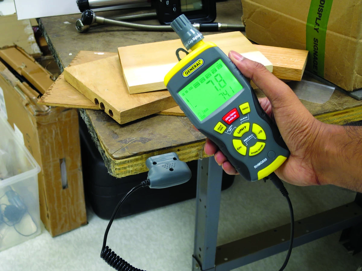 9-in-1 Temperature-Humidity Meter with Pin/Pinless Moisture Meter - Image 3