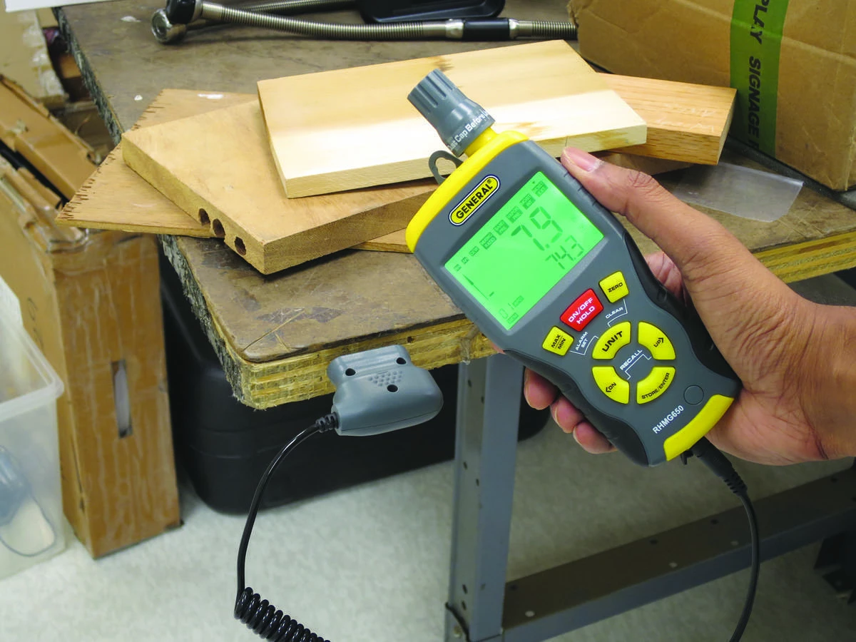 9-in-1 Temperature-Humidity Meter with Pin/Pinless Moisture Meter - Image 4