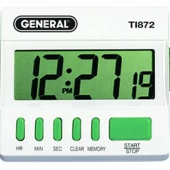 Two-Channel Timer-Stopwatch with Clock